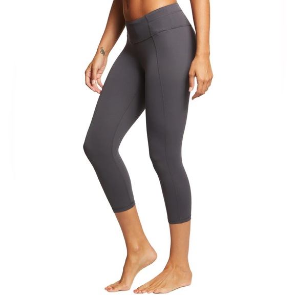 Prana Pants - NWT prAna XS Momento Capri‎ Charcoal Grey 7/8 Leggings Coolmax